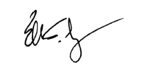 Air Products CEO Eduardo Menezes signature